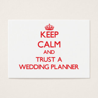 Conserver le calme et faire confiance à un Wedding