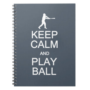 Conserver le calme et jouer Ball carnet couleur pe