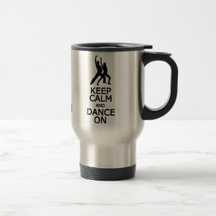 Conserver le calme et la danse sur la tasse - choi