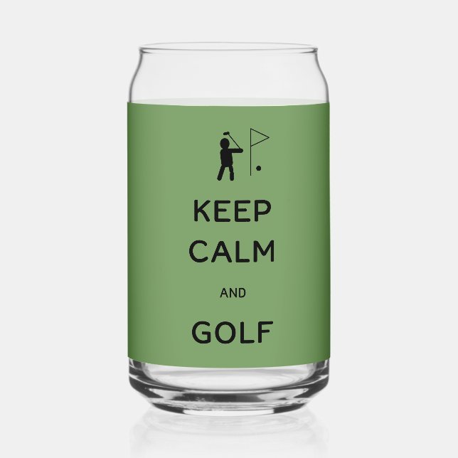 Conserver le calme et le golf (Recto)