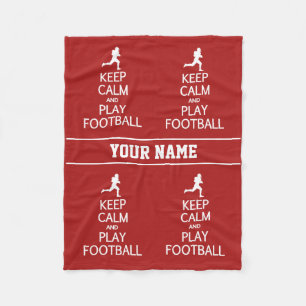 Conserver le calme et le jeu Football couverture p