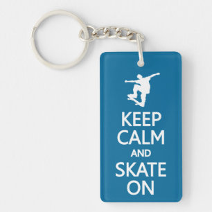 Conserver le calme et le patinage sur le porte - c