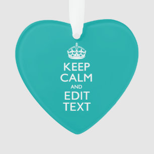 Conserver Le Calme Et Votre Texte Accent Turquoise