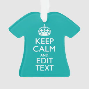 Conserver Le Calme Et Votre Texte Accent Turquoise