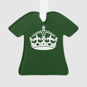 CONSERVEZ CALME COURONNE sur la Personnaliser vert