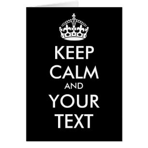 CONSERVEZ CALME et VOTRE TEXTE - personnaliser tex