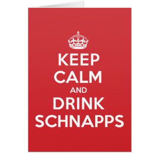 Conservez le schnaps calme de boissons saluer la