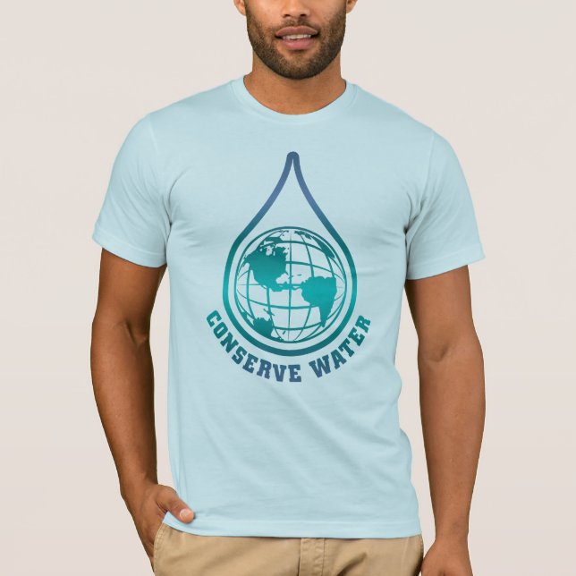 Conservez le T-shirt de l'eau (Devant)