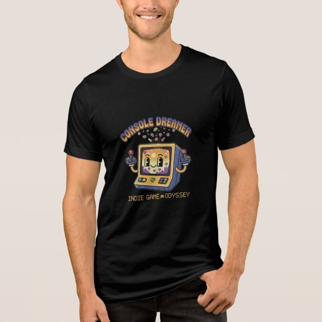 Console Dreamer T-Shirt Tri-Blend Shirt (Vorderseite)