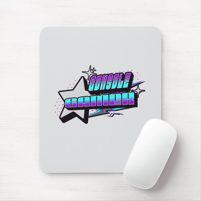 CONSOLE GAMER Y2K STYLE MOUSEPAD (Mit Mouse)