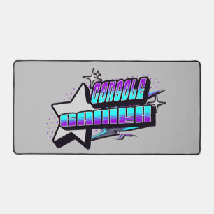 CONSOLE GAMER Y2K STYLE SCHREIBTISCHUNTERLAGE