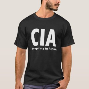 Conspiration de CIA dans le T-shirt d'obscurité