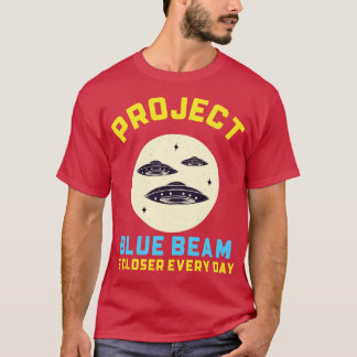 Conspiration de poutre bleue du projet TShirt
