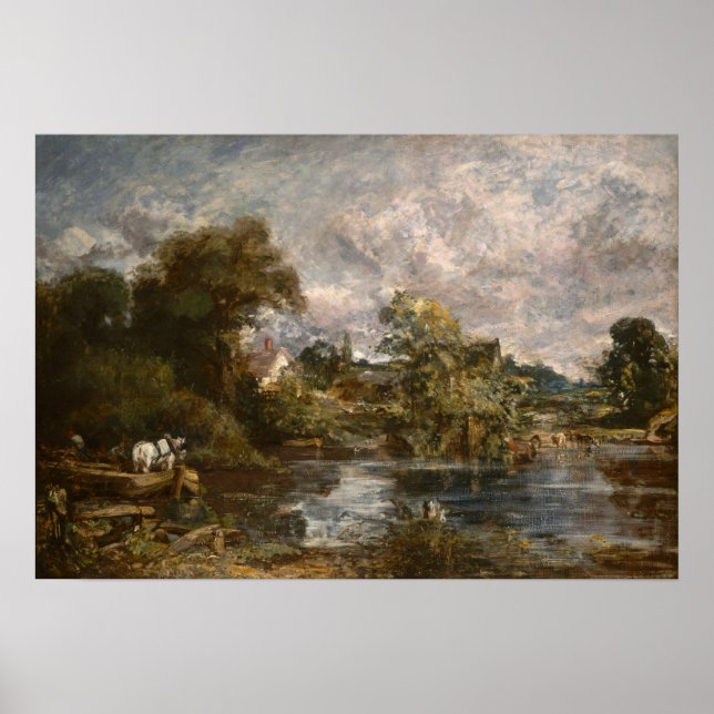 Constable - das Weiße Pferd Poster (Vorne)