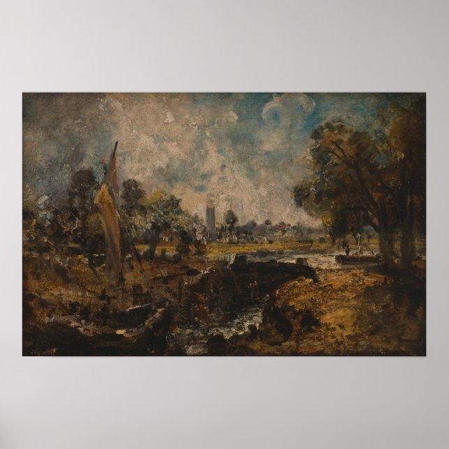 Constable - Dedham Lock Poster (Vorne)