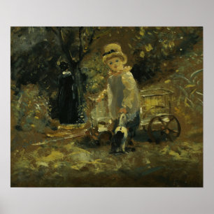 Constable - Ein Junge mit einem Spielzeugkarton Poster