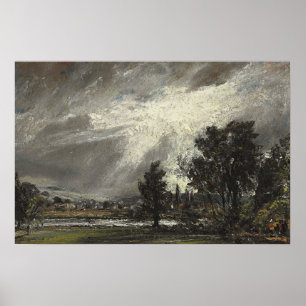 Constable - Eine Ansicht von Salisbury Poster