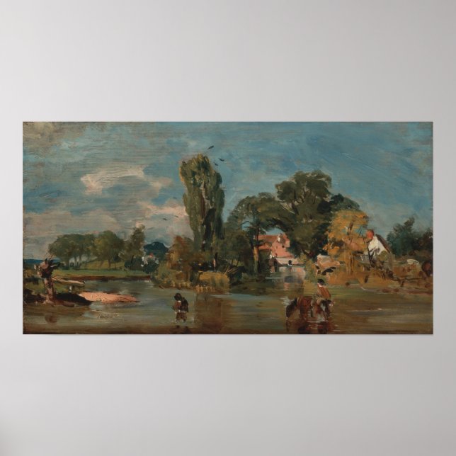 Constable - Flatford Mill Poster (Vorne)