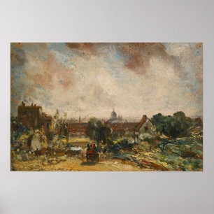 Constable - London von Richard Steeles Cottage Poster