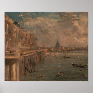 Constable - Somerset House Terrasse From Waterloo Poster