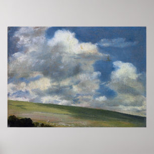 Constable - Szene auf den Downs in der Nähe von Br Poster
