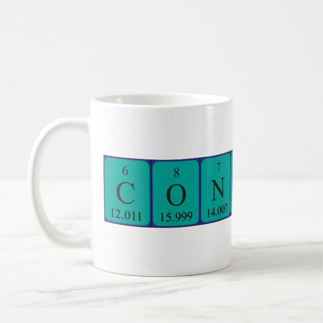 Constança nom de table périodique mug (Gauche)