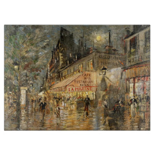 Constantin Korovin: Cafe La Marine, Paris Schneidebrett