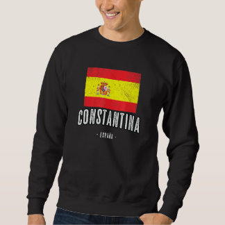 Constantina Spanien Es Flag Stadt Bandera Ropa Sweatshirt