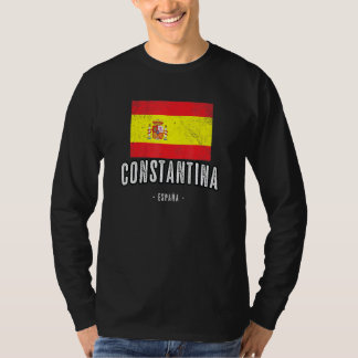 Constantina Spanien Es Flag Stadt Bandera Ropa T-Shirt