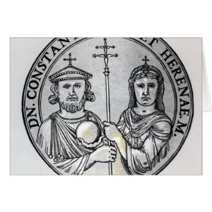 Constantine VI und seine Mutter Irene