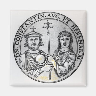 Constantine VI. und seine Mutter Irene Magnet