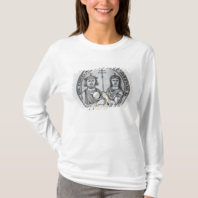Constantine VI und seine Mutter Irene T-Shirt (Vorderseite)