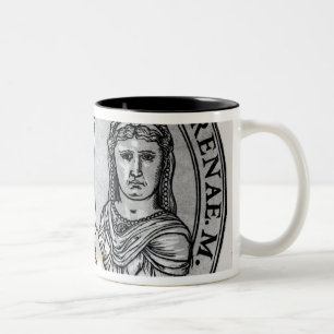 Constantine VI und seine Mutter Irene Zweifarbige Tasse