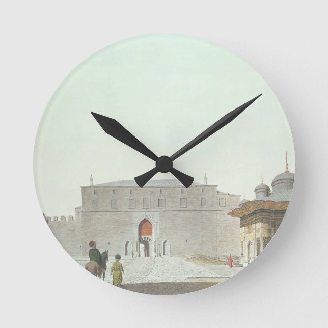 Constantinople: Haghia Sophia Square showing the f Runde Wanduhr (Vorderseite)