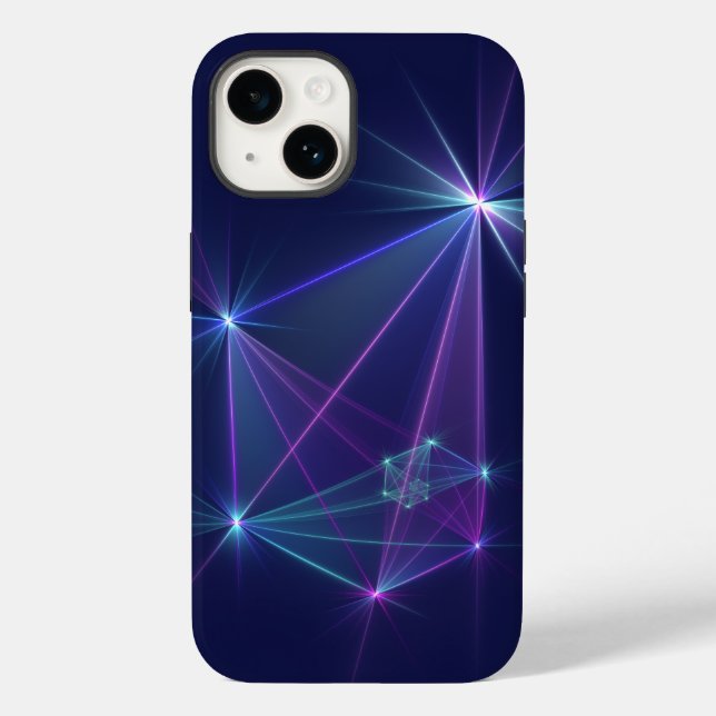 Constellation, Abstrakt Fantasy Fraktal Art Case-Mate iPhone 14 Hülle (Rückseite)