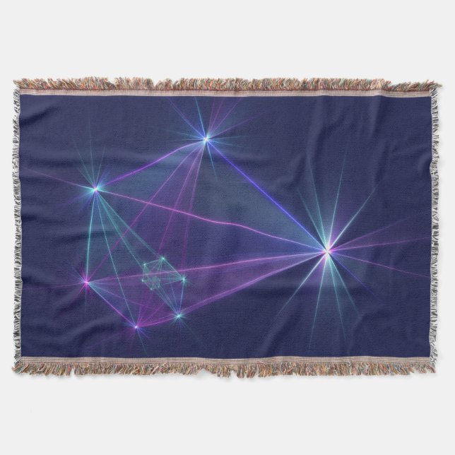 Constellation, Abstrakt Fantasy Fraktal Art Decke (Vorderseite)