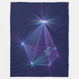 Constellation, Abstrakt Fantasy Fraktal Art Fleecedecke