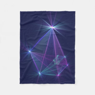 Constellation, Abstrakt Fantasy Fraktal Art Fleecedecke
