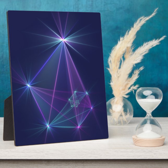Constellation, Abstrakt Fantasy Fraktal Art Fotoplatte (Seite)