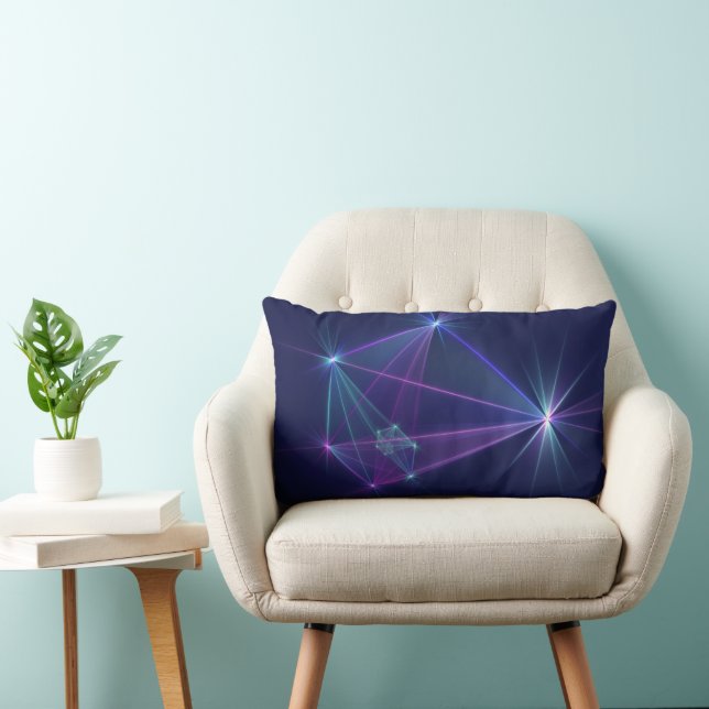 Constellation, Abstrakt Fantasy Fraktal Art Lendenkissen (Stuhl )