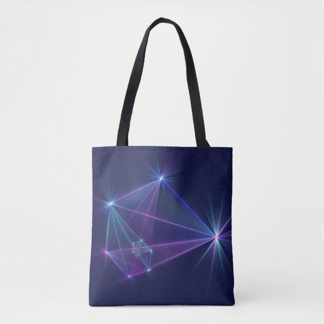 Constellation, Abstrakt Fantasy Fraktal Art Tasche (Vorderseite)