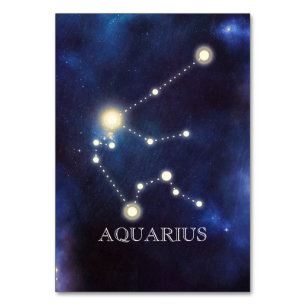 Constellation Aquarius Numéro de table mariage