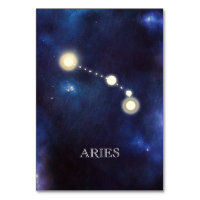 Constellation | Aries | Numéro de table mariage