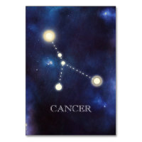 Constellation | Cancer | Numéro de table mariage