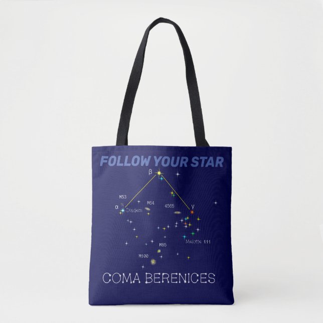 Constellation Coma Berenices Tasche (Vorderseite)