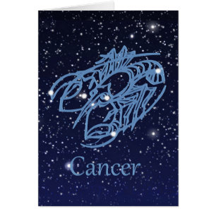 Constellation du cancer et signe zodiaque avec éto
