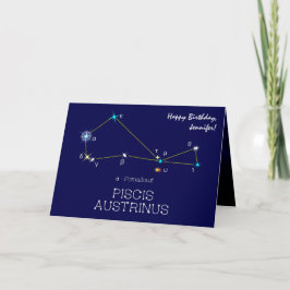 Constellation Piscis Austrinus Karte