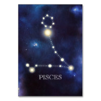 Constellation | Poissons | Numéro de table mariage