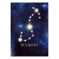 Constellation | Scorpio | Numéro de table mariage