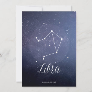 Constellation Star Celestial Numéro de table Libra
